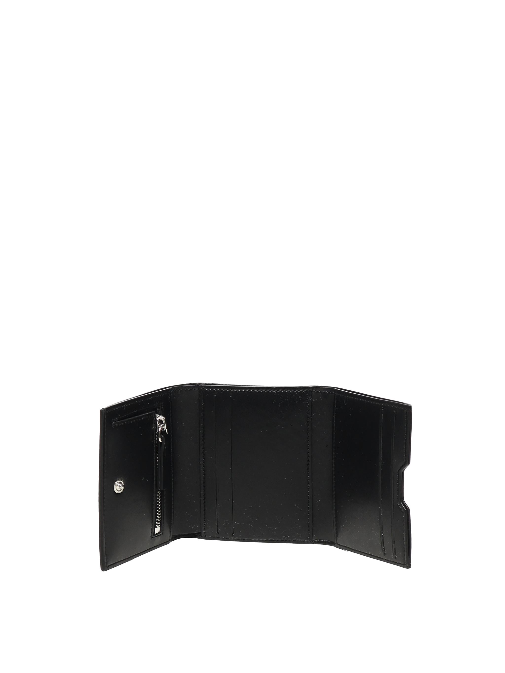 Portafoglio bi-fold con logo SA6UI0030 P8332T8013 MM6 Maison Margiela 