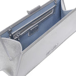 Clutch Crow Sports metallizzata 73BS7Q302 CROWARGENTO V° 73 