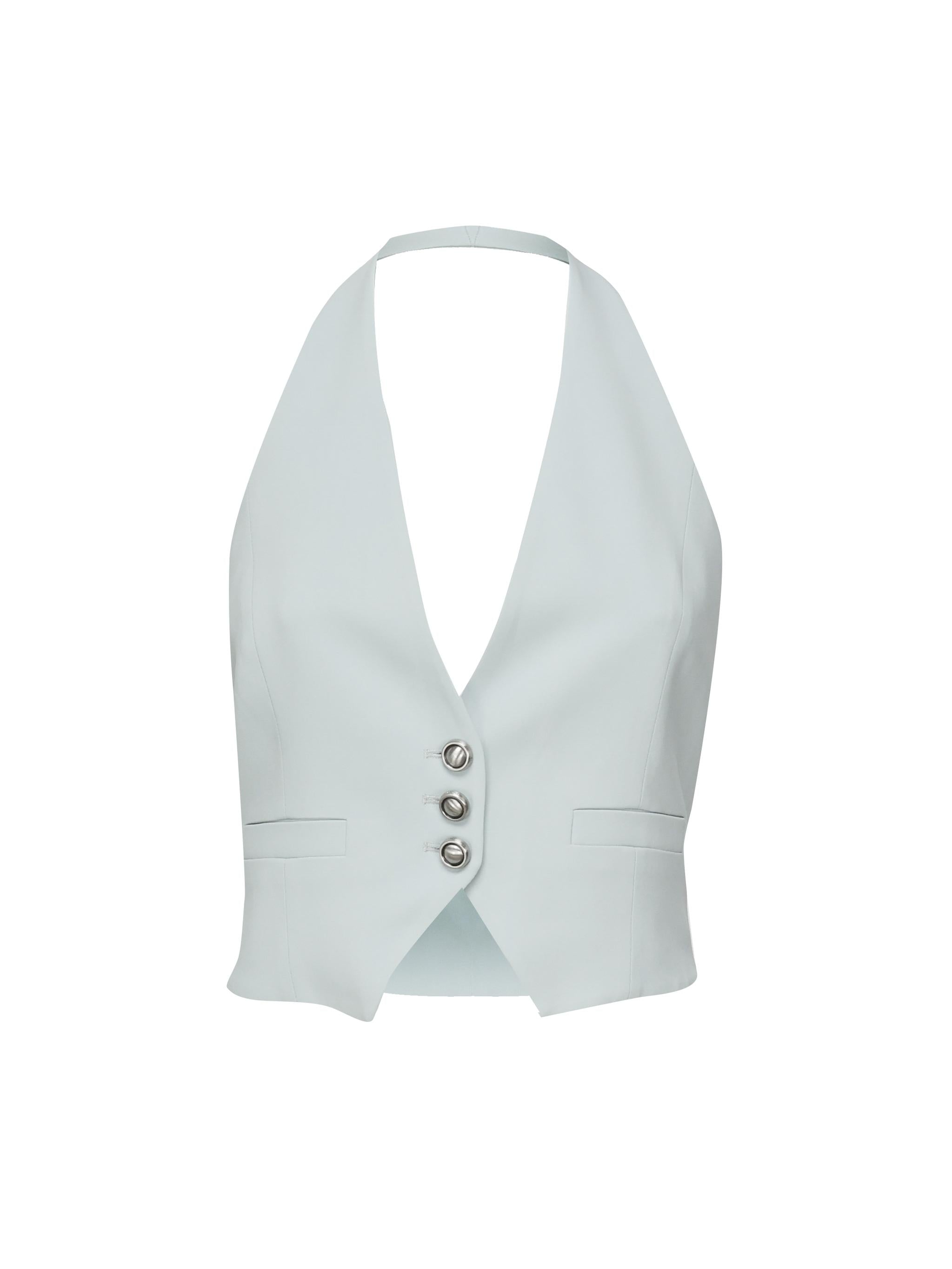 Gilet corto in cady tecnico 104931 A213E28 PINKO 