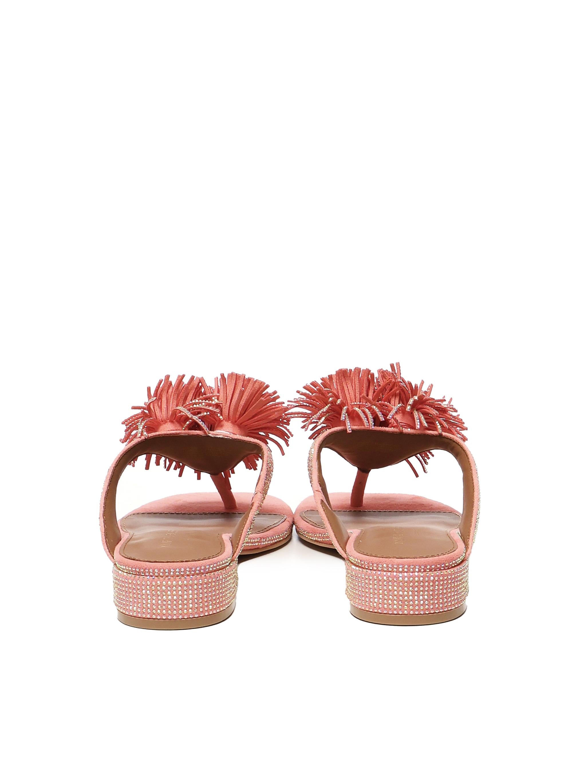 Infradito con pompon 4365596209 PEACH KURT GEIGER 