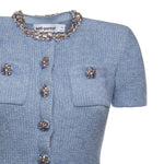 Abito midi in maglia RS26106M BL SELF-PORTRAIT 