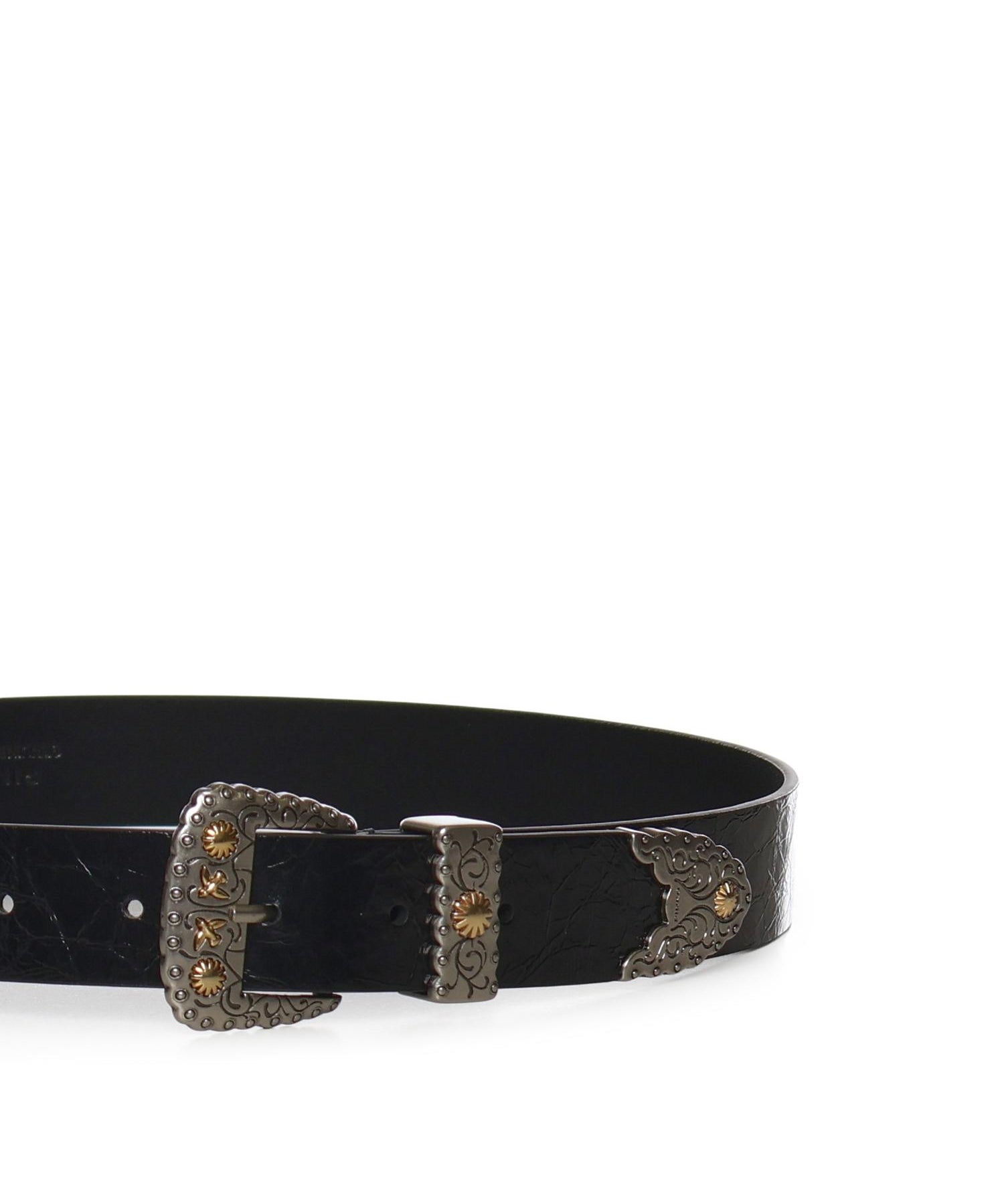 Cintura in pelle shiny con finiture metalliche 106692 A315Z99O PINKO 