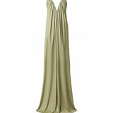 Abito lungo Olivienne in raso NA00304190834  THE NEW ARRIVALS ILKYAZ OZEL 