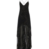 Abito lungo Elea CD4057 BLACK FOR LOVE & LEMONS 