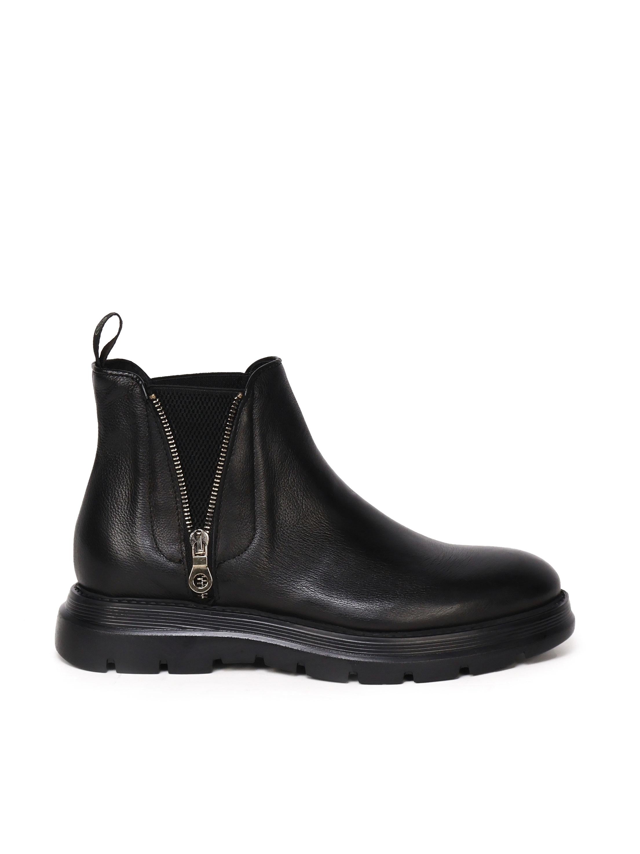Diamond bufalo ankle boots DIAMOND BUFALONERO GIULIANO GALIANO 