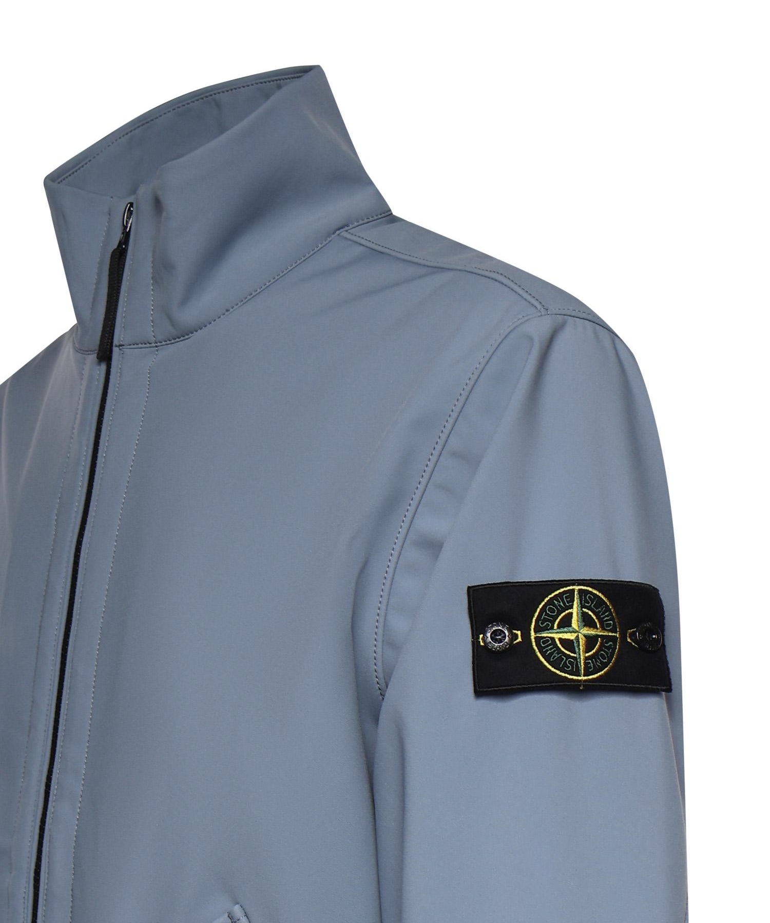 Giacca light soft shell-r e.dye technology con logo L1S154100022 S0A22V0024 STONE ISLAND 
