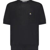 T-shirt Alex in cotone con logo 2701002G Y003FN401 VIVIENNE WESTWOOD 