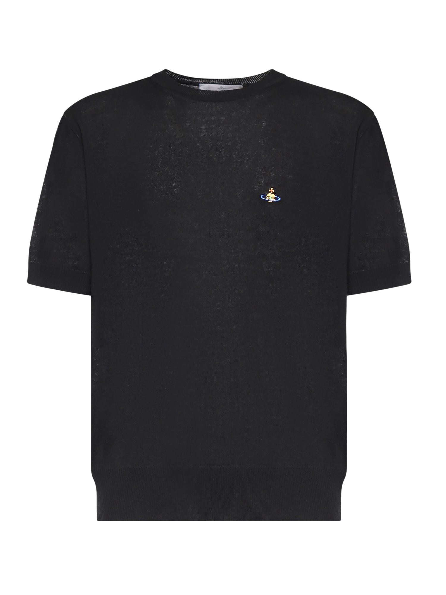 T-shirt Alex in cotone con logo 2701002G Y003FN401 VIVIENNE WESTWOOD 