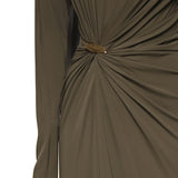 Abito in jersey di viscosa crêpe 867623 V4YX03749 BOTTEGA VENETA 