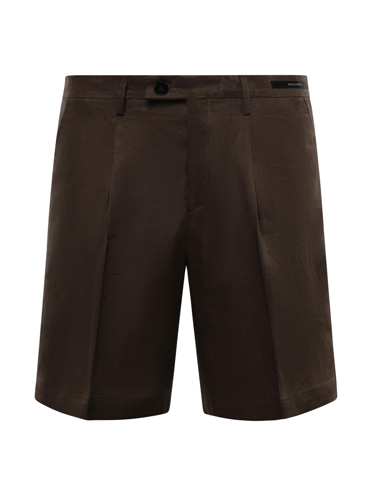 Bermuda Harry in lino con pince MCHAR3259S26B 194 MICHAEL COAL 