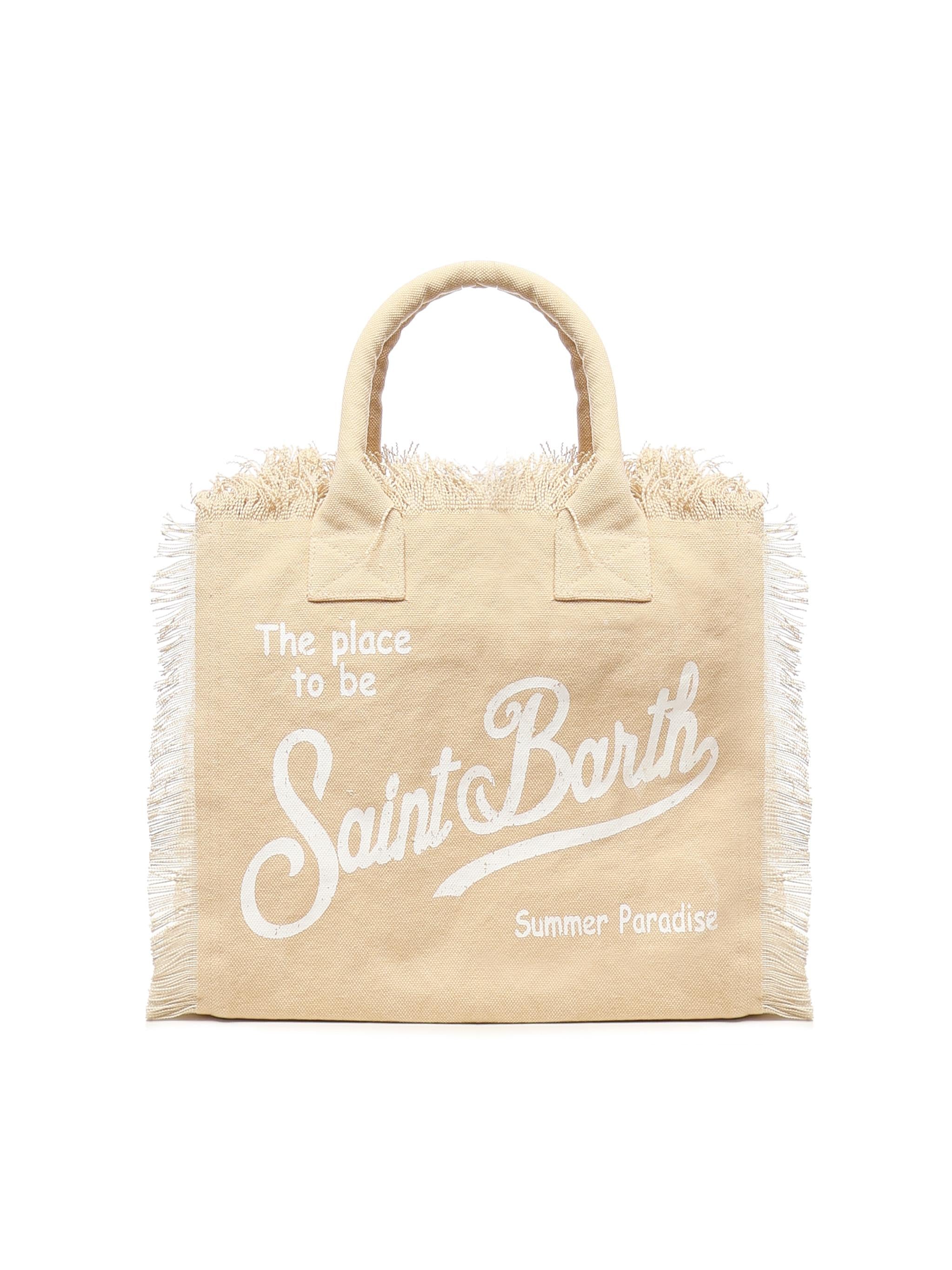 Tote Bag vanity in canvas VANI001 00023H MC2 SAINT BARTH 