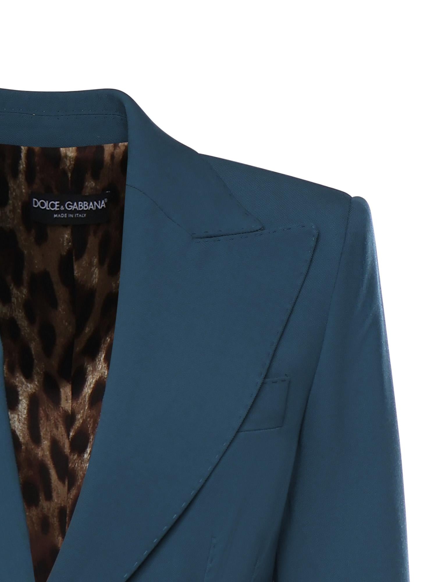 Giacca monopetto in lana F29QGT GDDPSB0904 DOLCE & GABBANA 