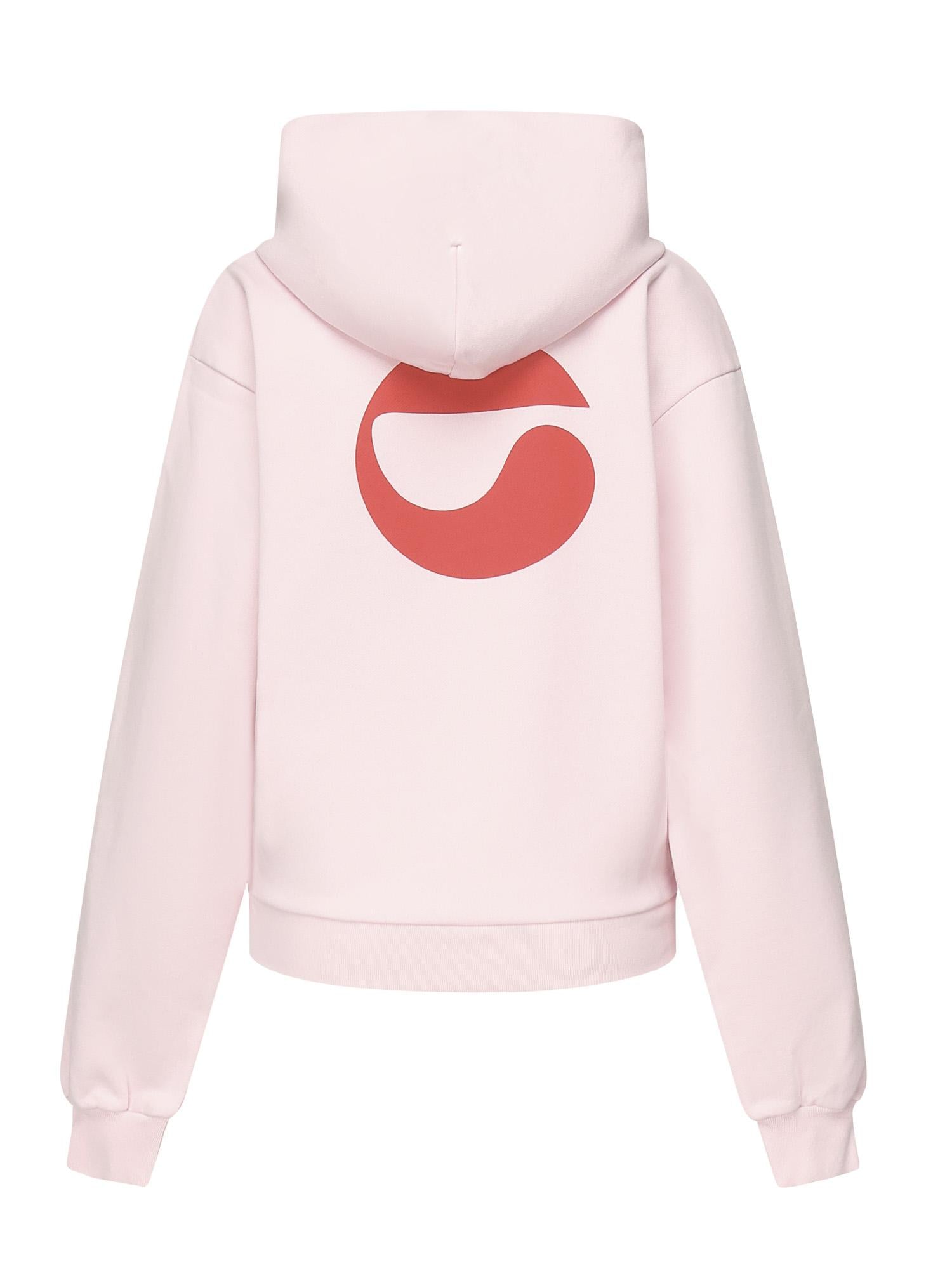 Felpa con cappuccio e logo COPJS15F5035 PINK-RED COPERNI 