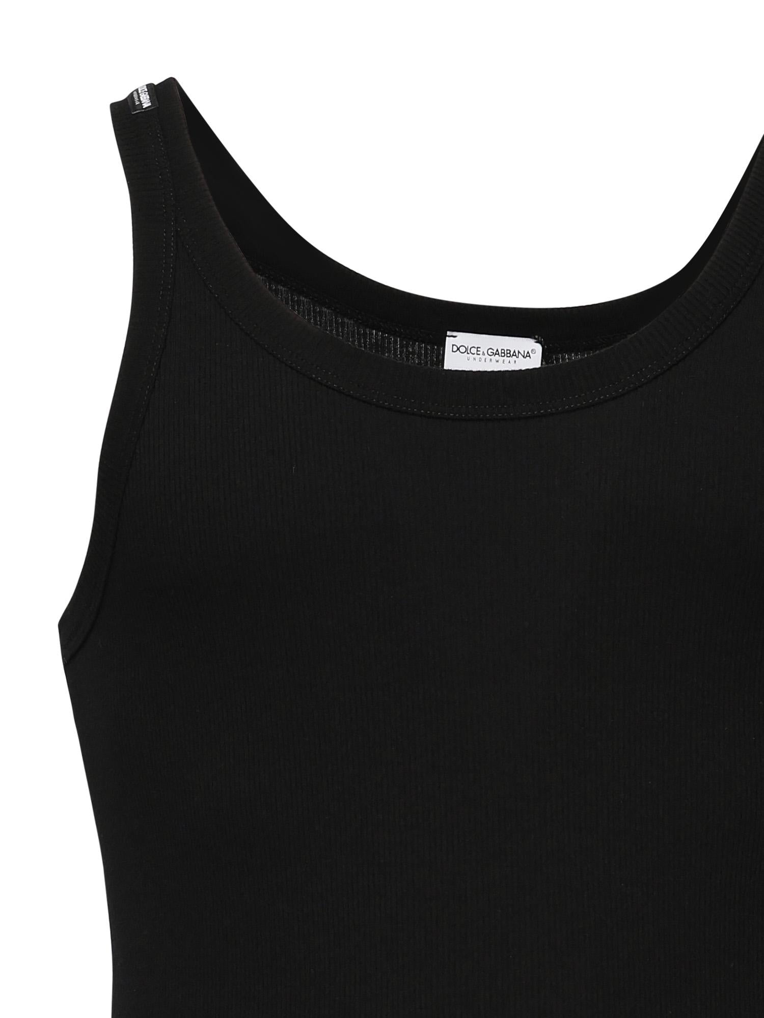Canotta in cotone a costine M8C19J ONN96N0000 DOLCE & GABBANA 