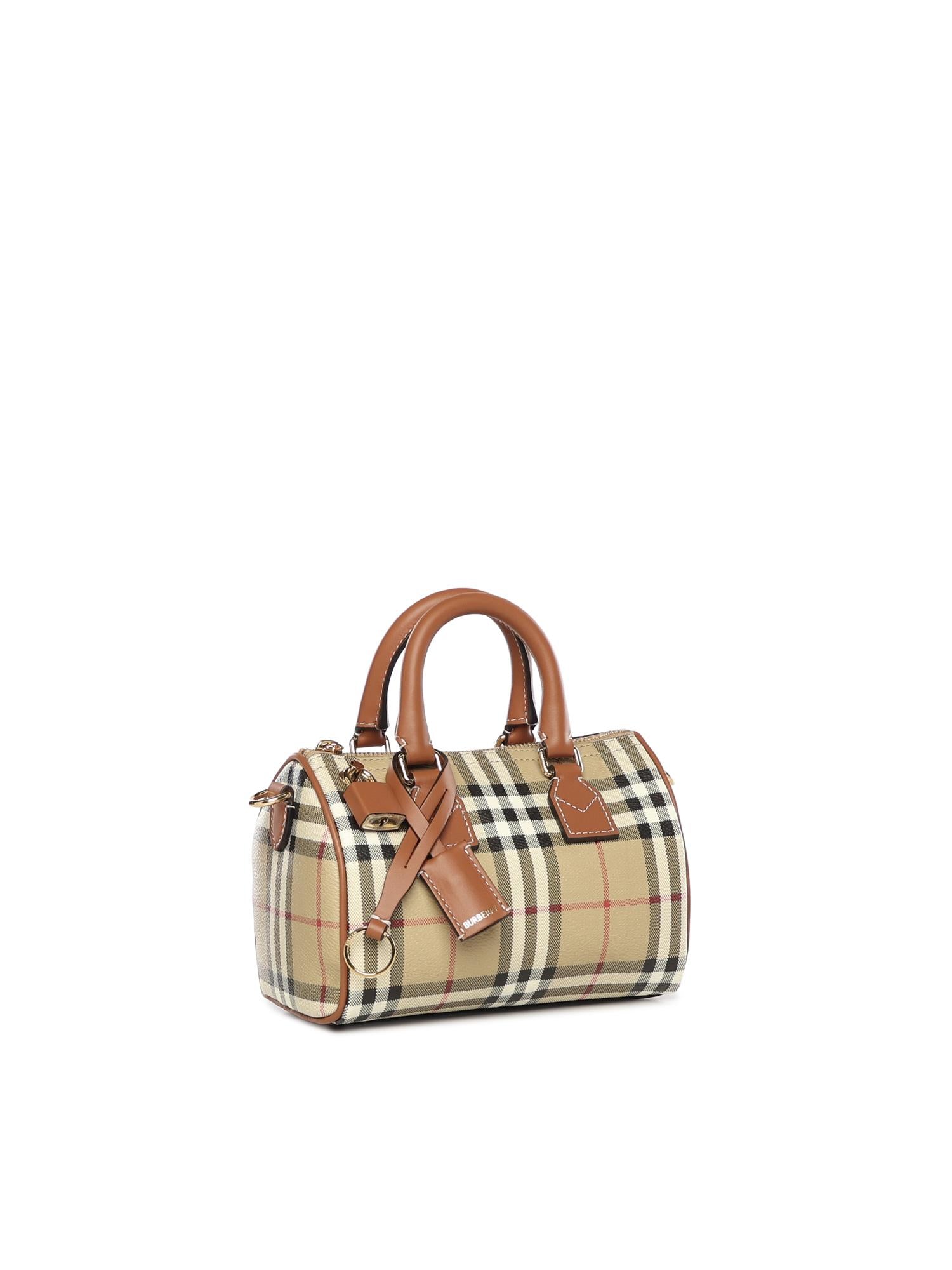 Borsa bowling mini Check 8118565 A9534 BURBERRY 