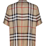 Camicia bowling in twill di seta 8050279 A7028 BURBERRY 