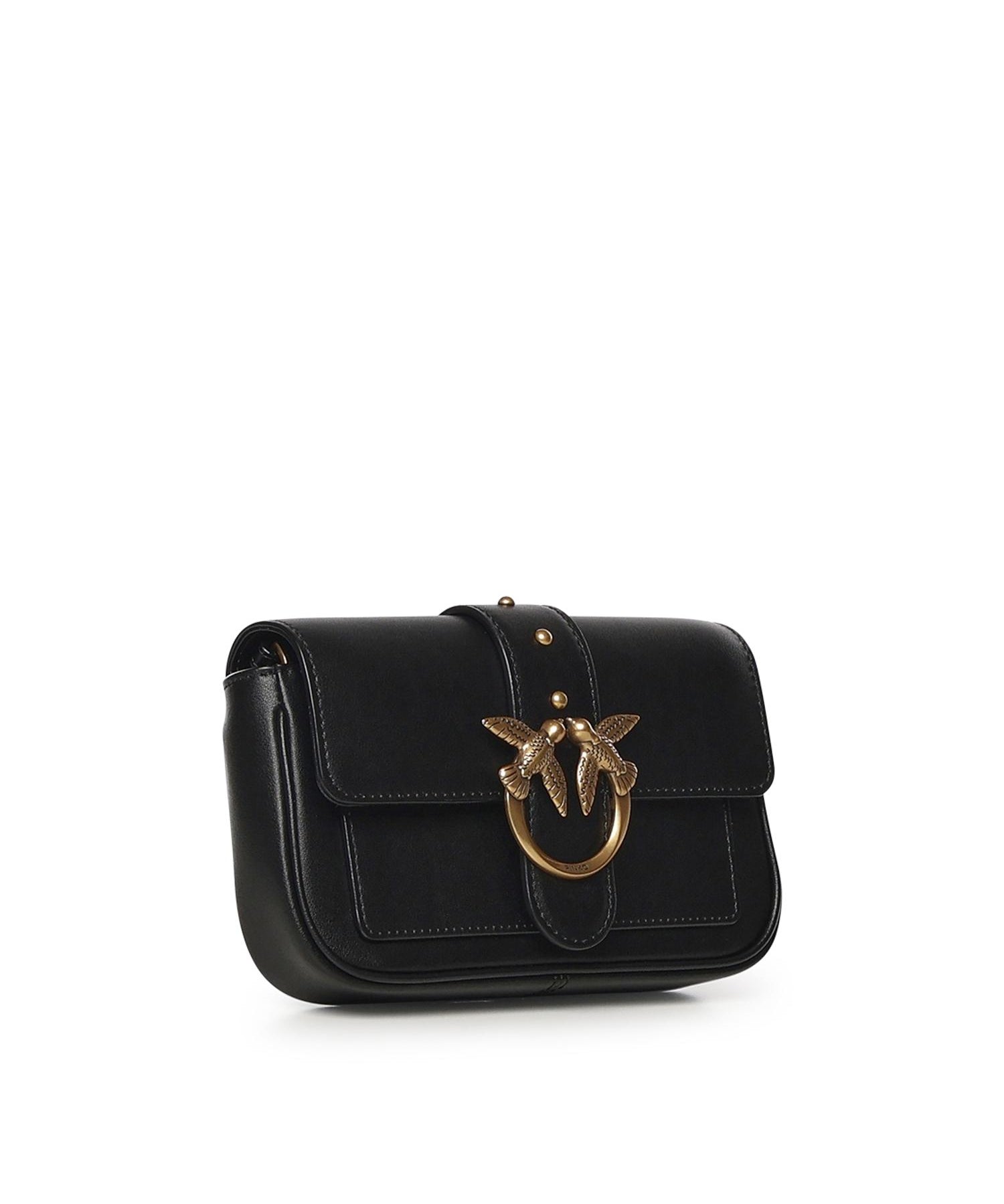 Borsa piccola pocket Love Bag One Simply in pelle 100061 A0F1Z99Q PINKO 