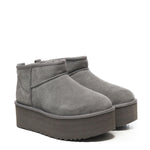 Stivali classic ultra mini con plateau 1135092 CHRC UGG 