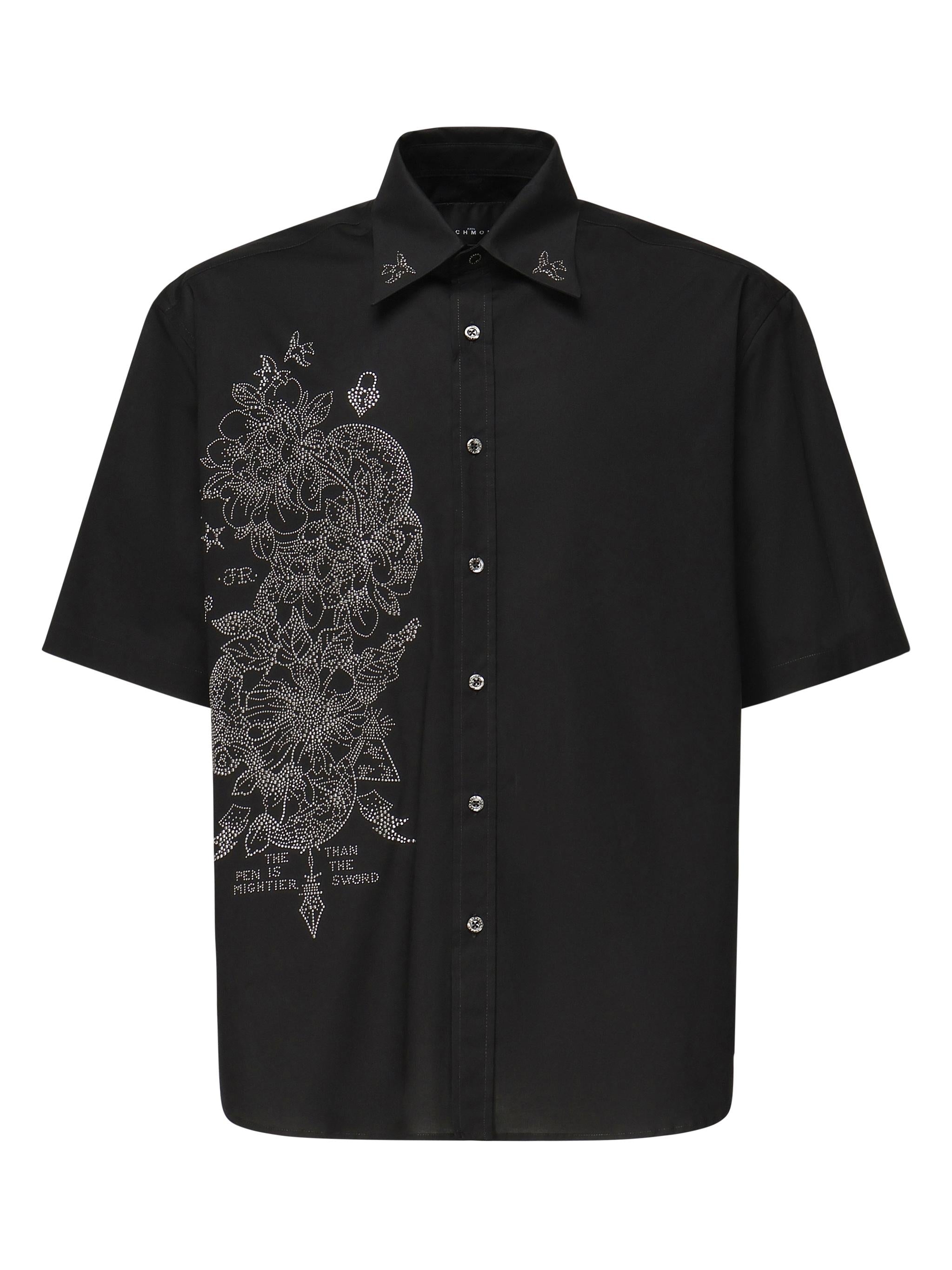 Camicia con ricamo a contrasto RMP25229CA  JOHN RICHMOND 