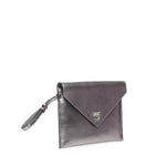 Bustina in pelle metalizzata con logo 104820 A2O9KZ7E PINKO 
