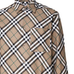 Camicia vintage check in misto lana 8095342 C1202 BURBERRY 