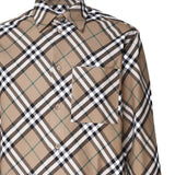Camicia vintage check in misto lana 8095342 C1202 BURBERRY 