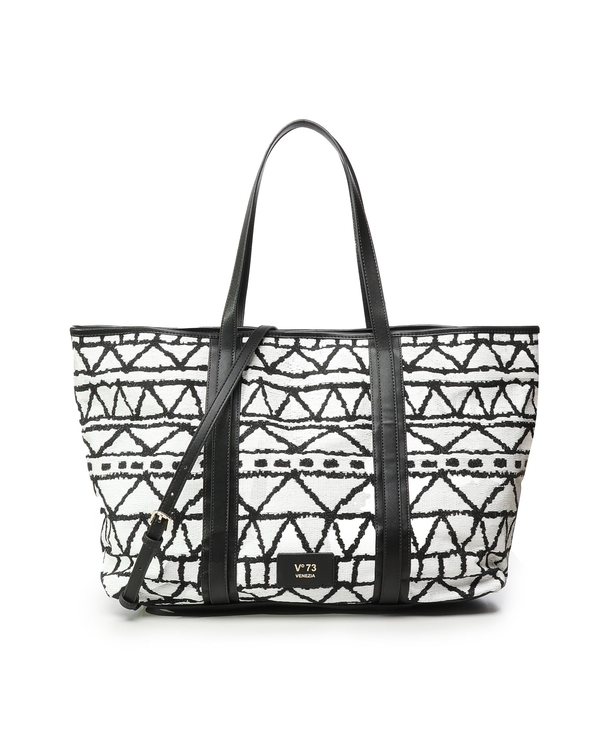 Borsa Tote Beth 73BS8VH01 BETHNERO/BIANCO V° 73 