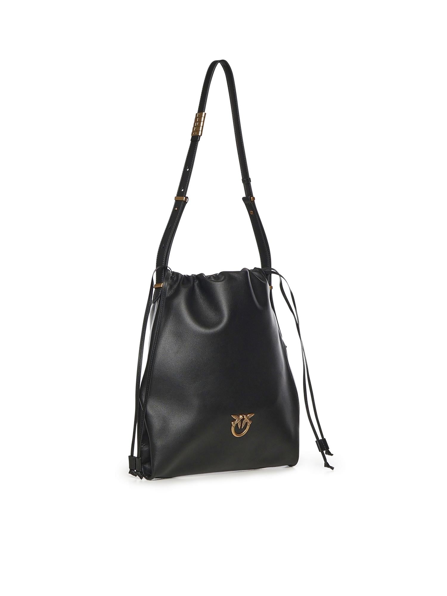 Borsa a spalla con logo 104359 A0QOZ99Q PINKO 