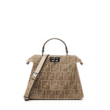 Borsa Peekaboo Small FF jacquard 8BN327 AT14F0EMR FENDI 