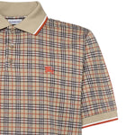 Polo in misto cotone Check 8119561 B9368 BURBERRY 