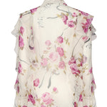 Camicia con volant 2C351A F7141 BLUMARINE 