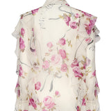 Camicia con volant 2C351A F7141 BLUMARINE 