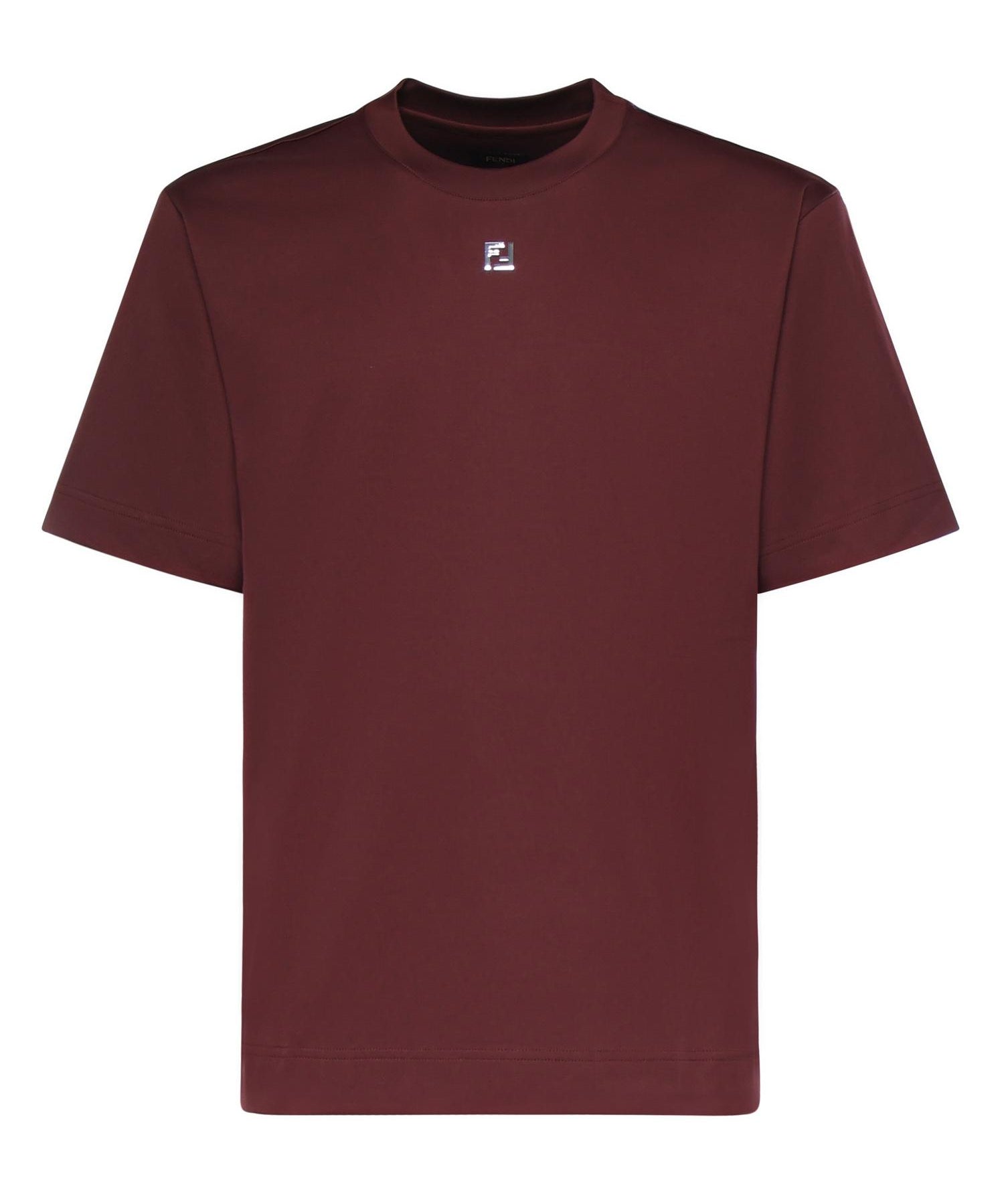 T-shirt in cotone con logo FY0936 ARYYF0HM6 FENDI 