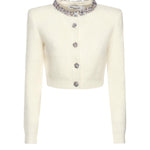 Cardigan con strass AW25135C C SELF-PORTRAIT 