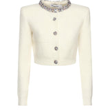 Cardigan con strass AW25135C C SELF-PORTRAIT 