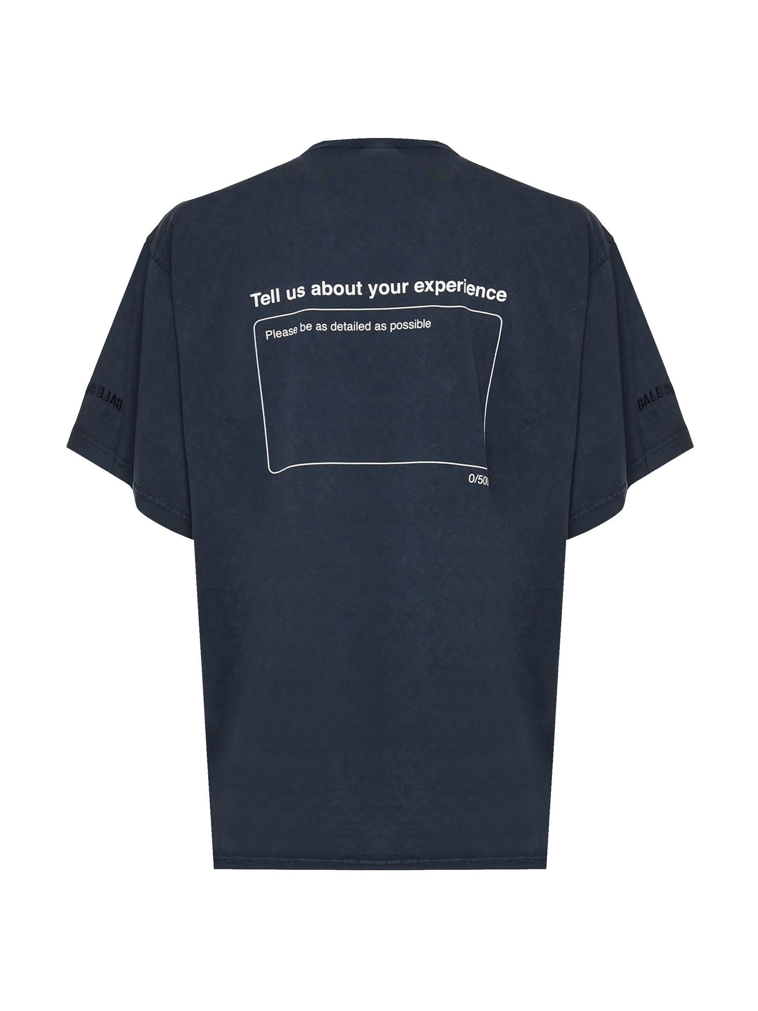 T-shirt Twisted in cotone 850403 TTVL28806 BALENCIAGA 