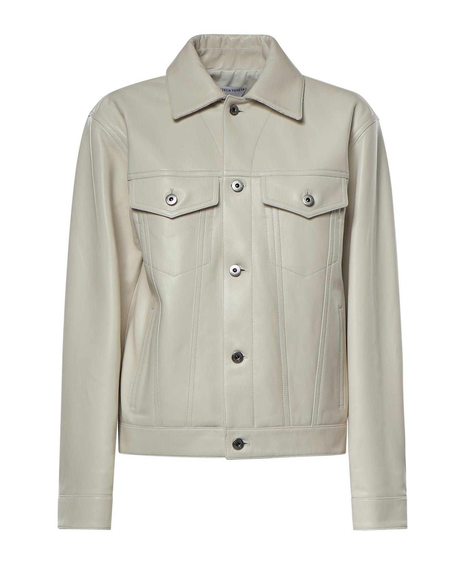 Giacca in pelle<BR/> 857932 V61D09107 BOTTEGA VENETA 