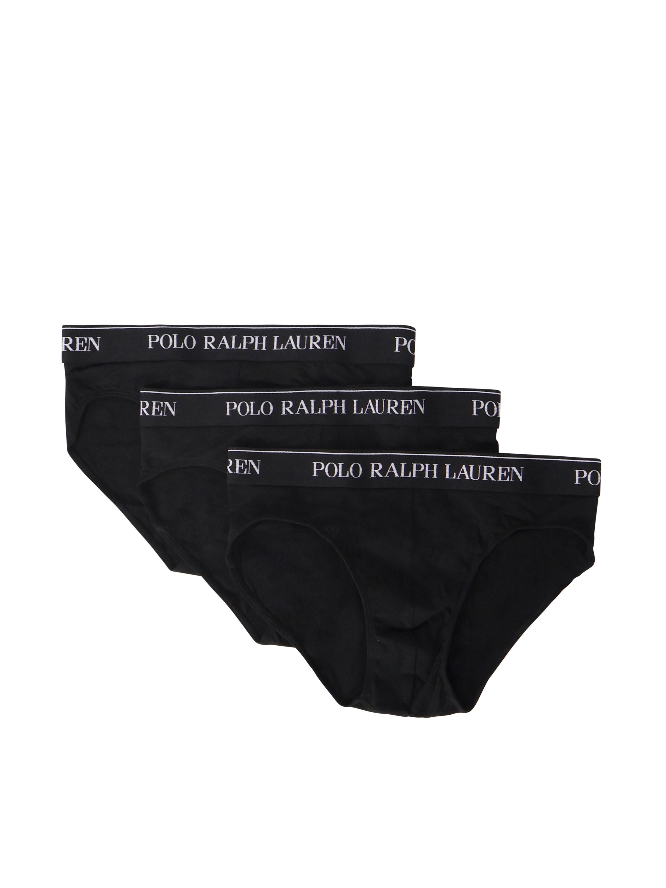 Tre paia di slip in cotone stretch 714835884 002 POLO RALPH LAUREN 