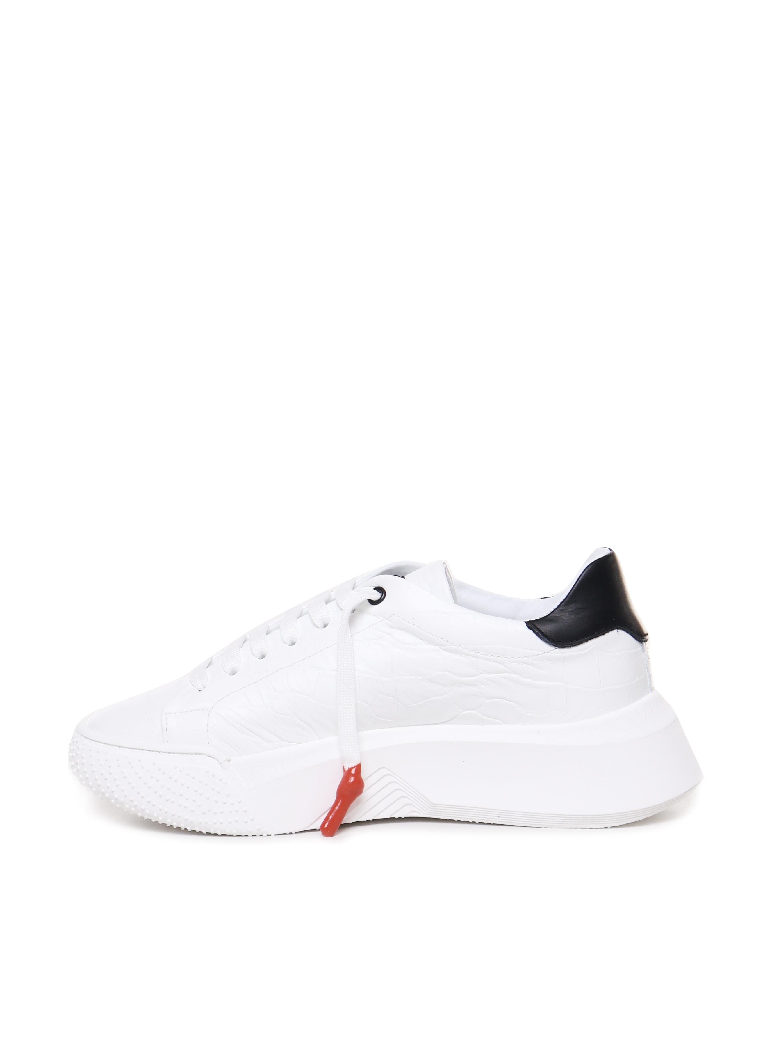 SNEAKERS NEMESIS IN PELLE STAMPA COCCODRILLO AI 2020 NEMESIS2 CROCKWHITE GIULIANO GALIANO 