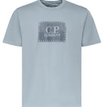 T-shirt in jersey di cotone con logo 20CMTS723A 005100W809 C.P. COMPANY 