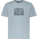 T-shirt in jersey di cotone con logo 20CMTS723A 005100W809 C.P. COMPANY 