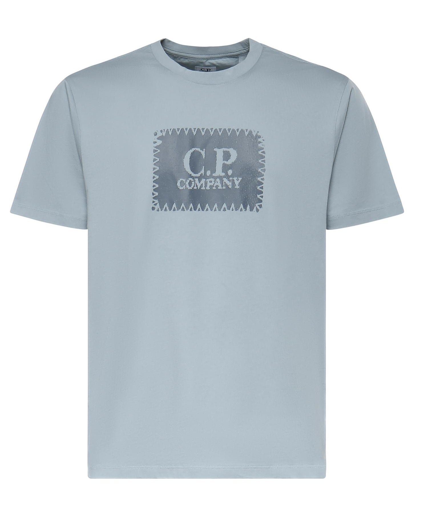 T-shirt in jersey di cotone con logo 20CMTS723A 005100W809 C.P. COMPANY 