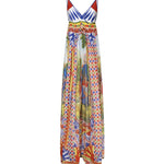 Abito in seta con stampa carretto F6J8BT GDS13HH96D DOLCE & GABBANA 