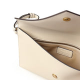 Pochette a mano in pelle con logo 104820 A0F1Z14Q PINKO