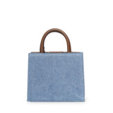 Borsa Shop Mini in denim e pelle SHBM0002 00009L MC2 SAINT BARTH 