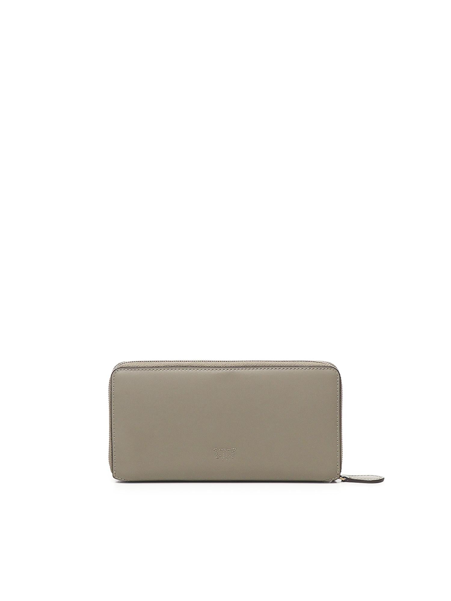 Portafoglio zip-around in pelle 100250 A0F1I68Q PINKO 