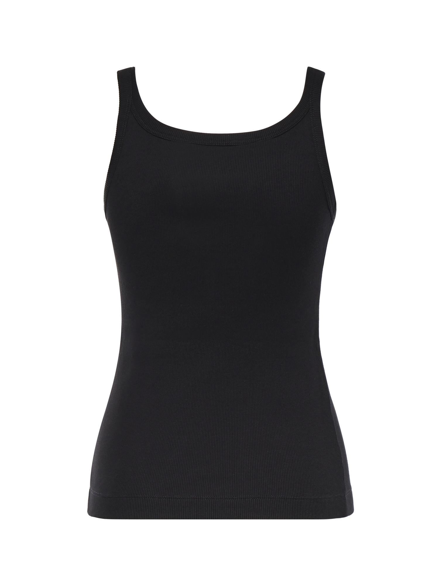 Canotta in cotone a coste F8W45T FU7AVN0000 DOLCE & GABBANA 