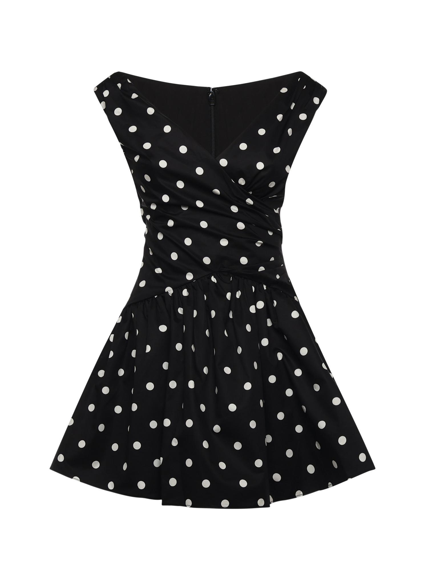 Mini abito in cotone a pois RS26209S B SELF-PORTRAIT 