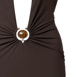 Abito lungo in lycra 25047364 UMBER CHRISTOPHER ESBER 