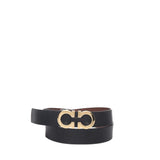 Cintura in pelle double face fibbia Gancio 678783 0756229025 FERRAGAMO 